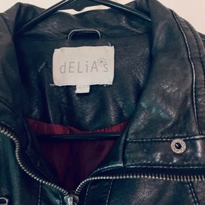 Delia’s Leather Look Coat